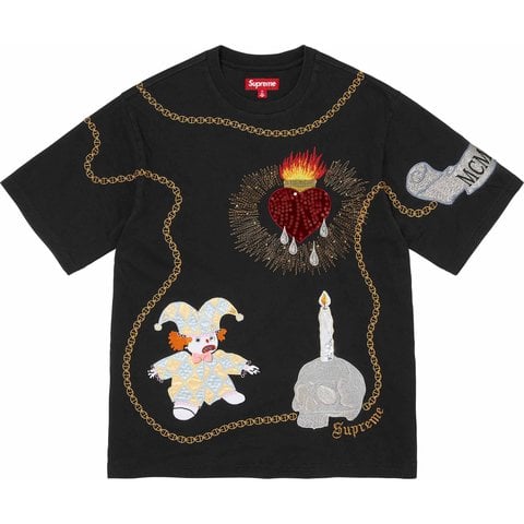 Supreme Sacred Heart S/S Top - Black
