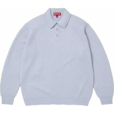 Supreme Small Box Sweater Polo - Light Blue