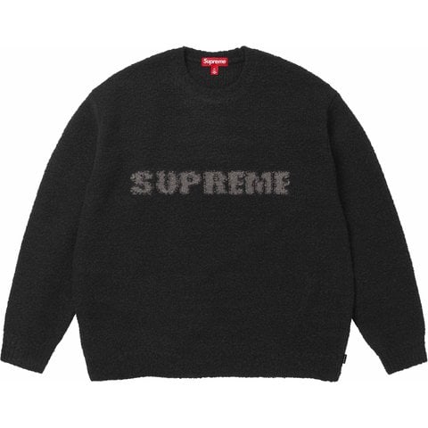Supreme Textured Sweater - Black