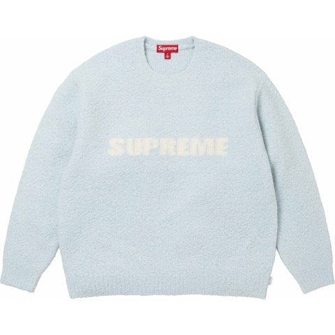 Supreme Textured Sweater - Light Blue