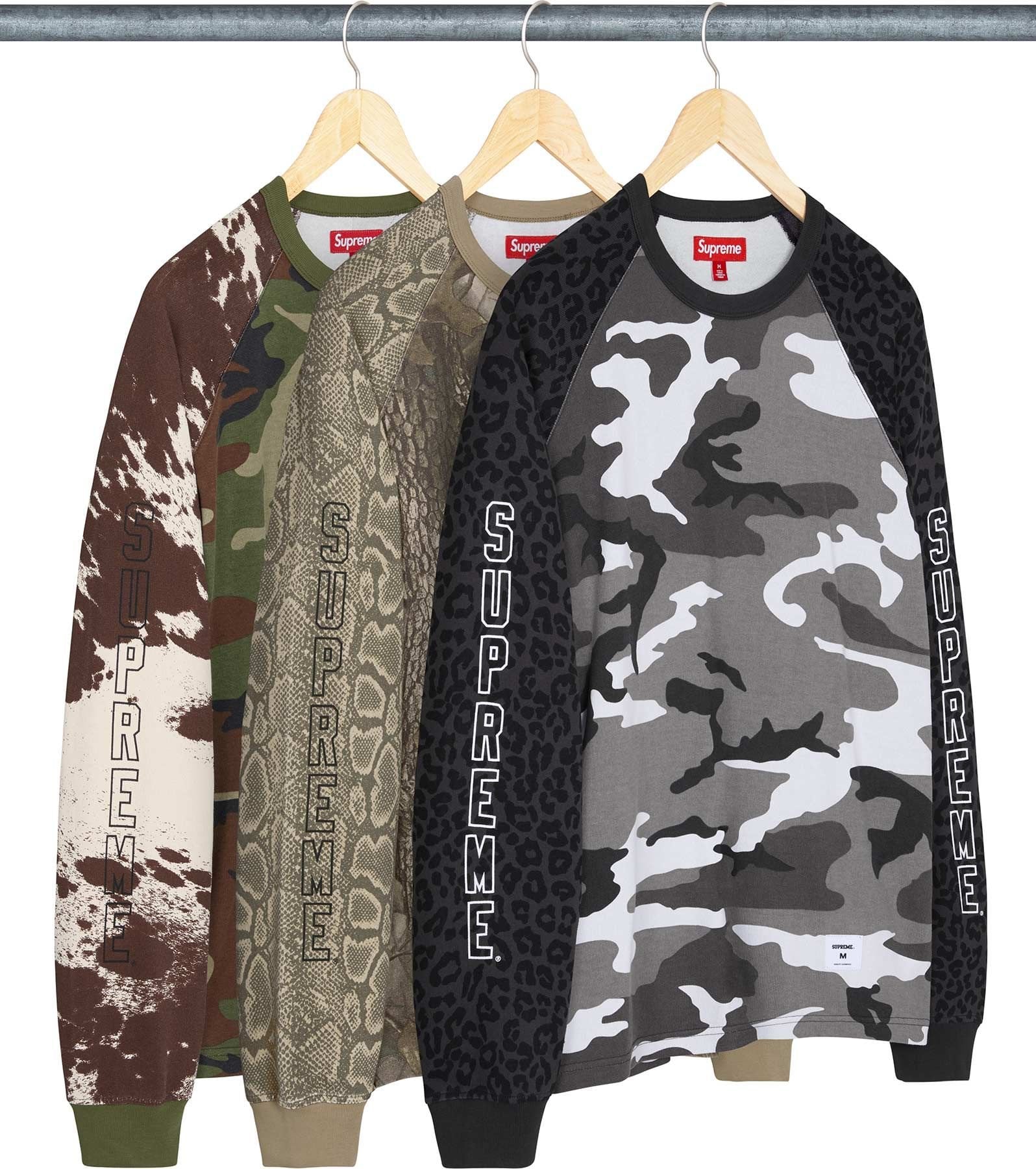 Wildlife Camo Raglan L/S Top - SupremeCommunity