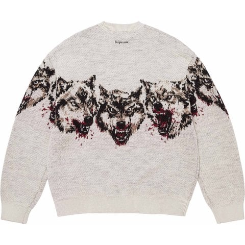 Supreme Wolves Sweater - White