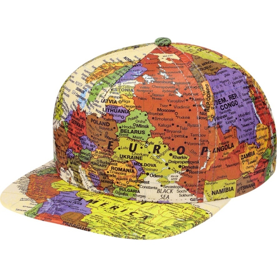 Supreme World Map 5 Panel (spring/summer 2012)