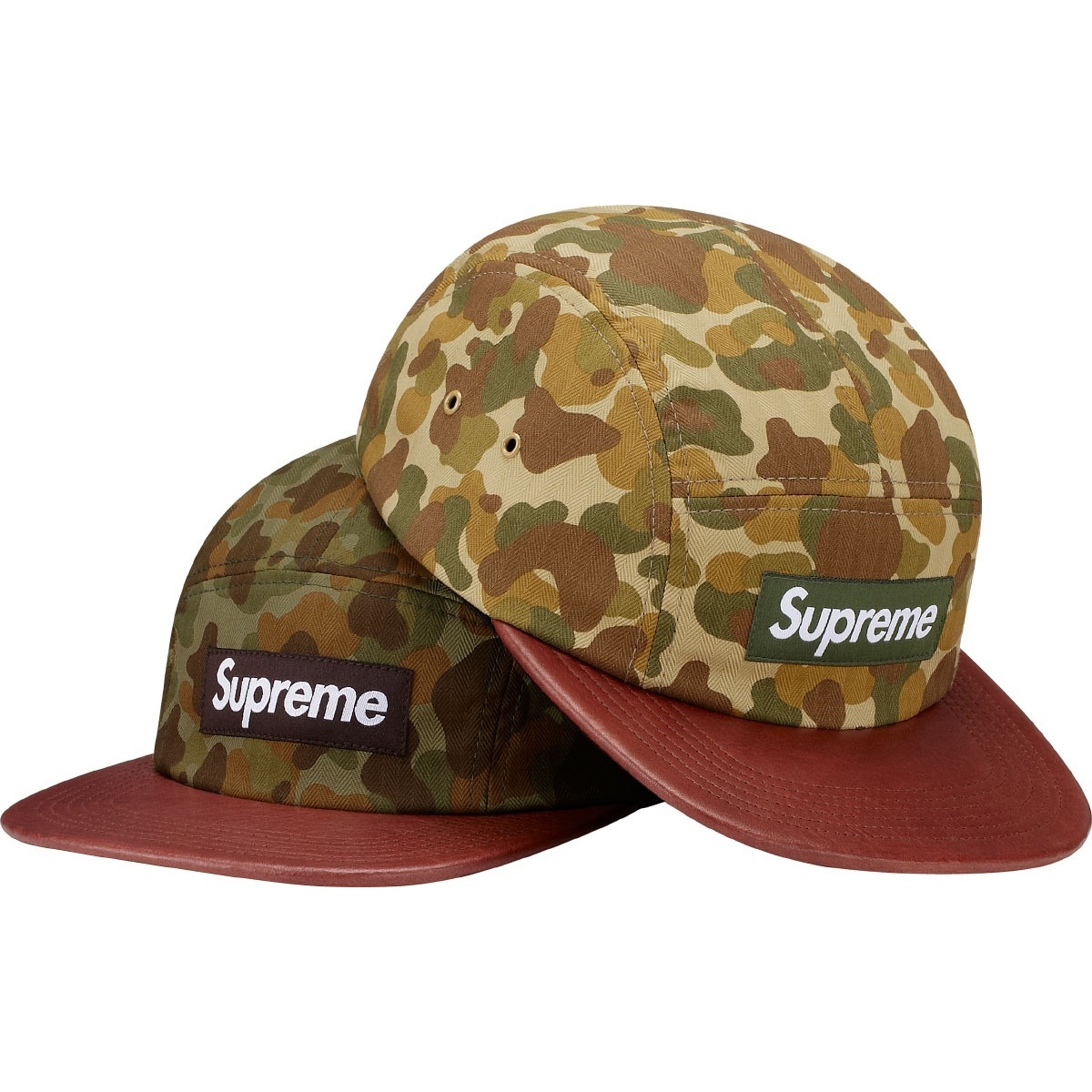 Supreme Camo Leather Camp Cap (spring/summer 2012)