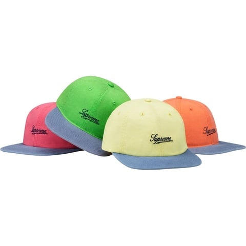 Supreme Washed Twill Fitted Cap