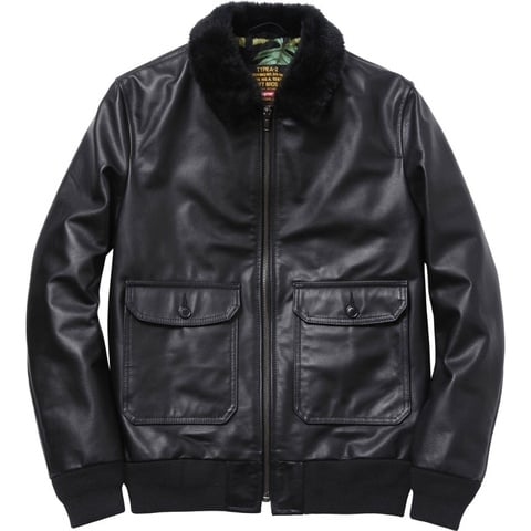 Supreme Schott Leather Flight Jacket