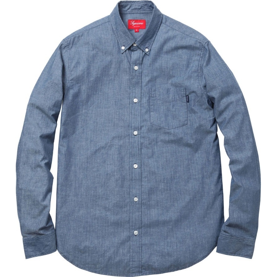 Supreme Striped Selvedge Chambray Shirt (spring/summer 2012)