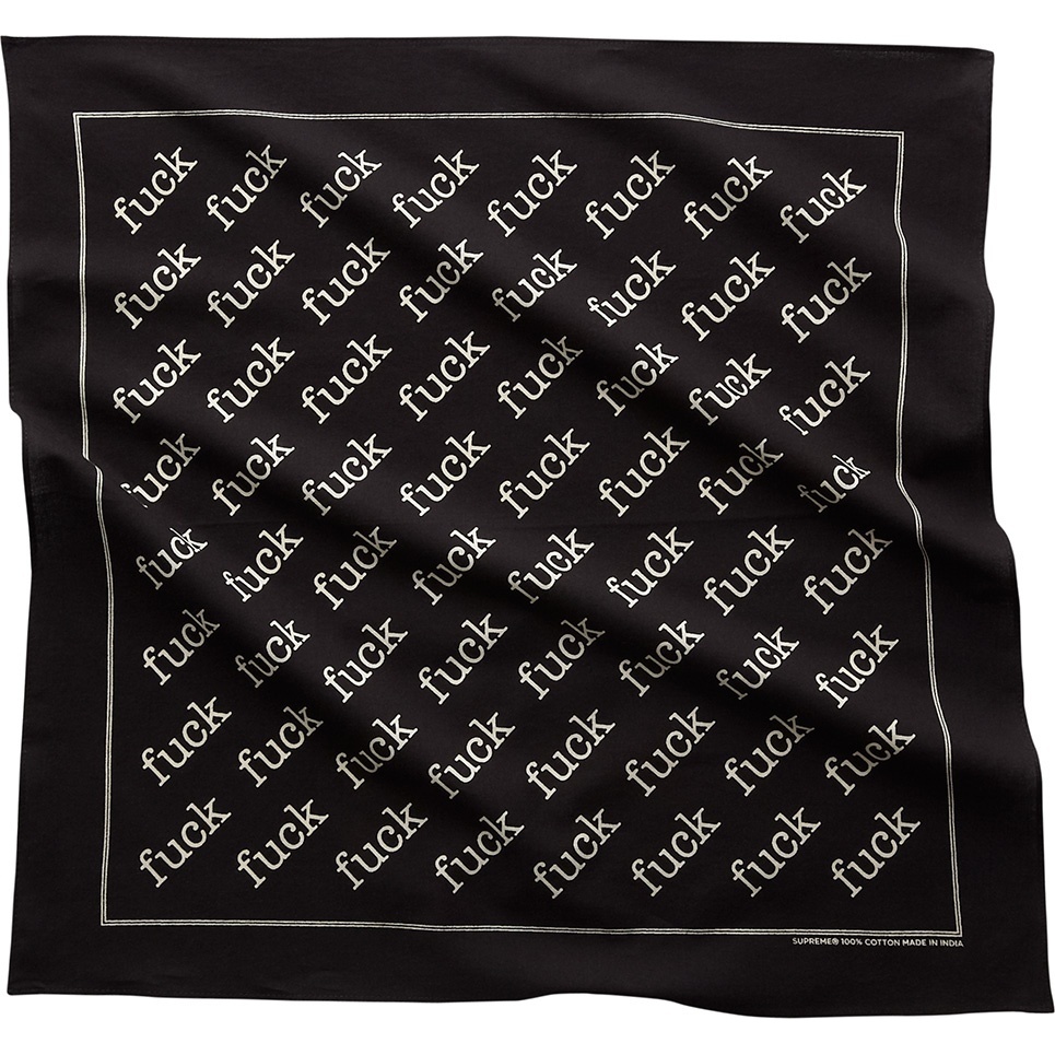 Supreme Fuck Bandana (spring/summer 2013)