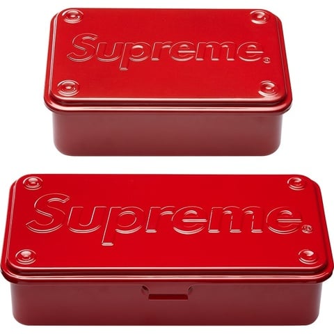 Supreme Large & Small Flip Top Metal Box