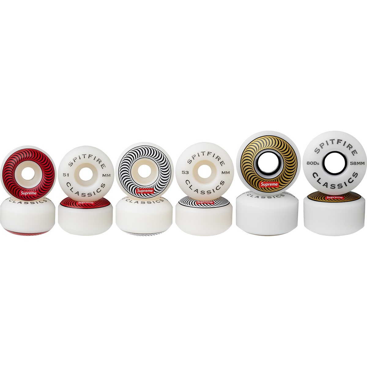 Supreme Supreme/Spitfire® Wheels (Set Of 4) (spring/summer 2013)