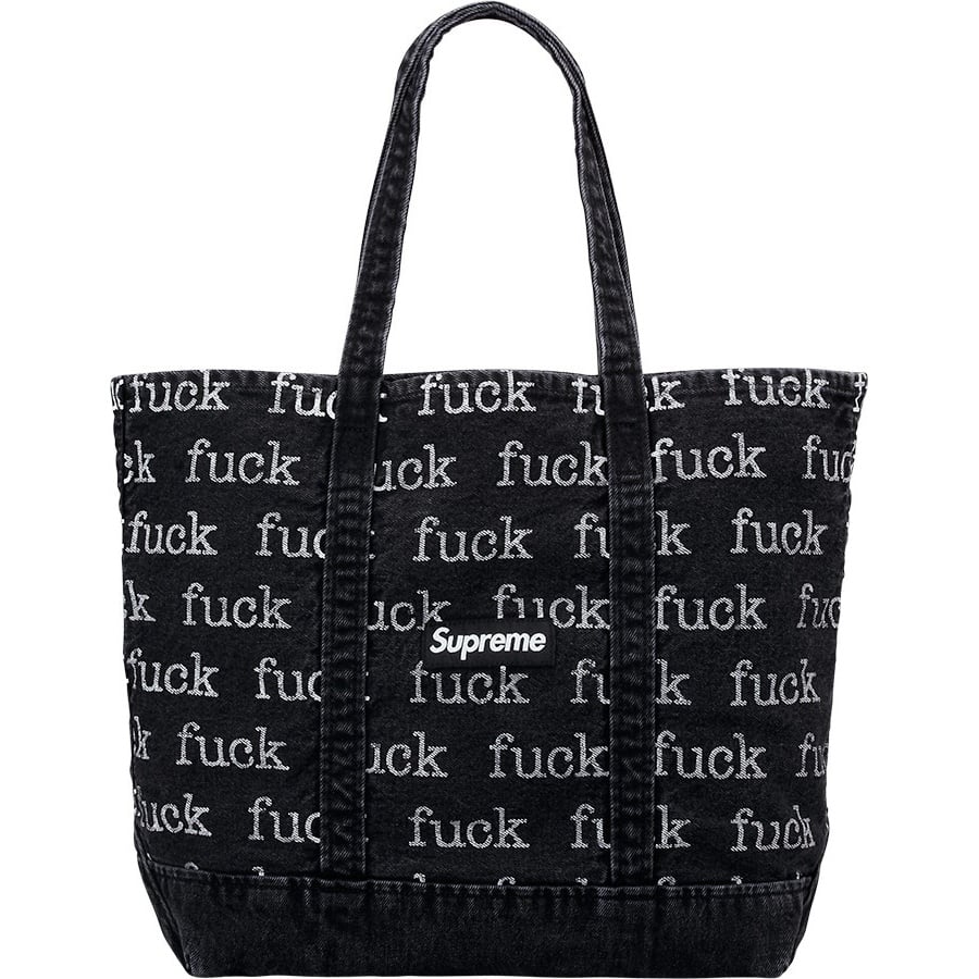 Fuck Denim Tote - spring/summer 2013 - SupremeCommunity