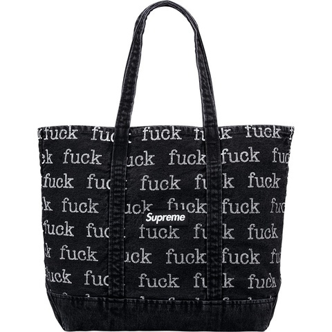 Fuck Denim Tote - spring/summer 2013 - Supreme Fuck Denim Tote - spring/summer 2013 - Supreme