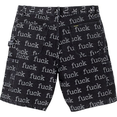 パンツ Supreme 13SS Fuck Denim Painter Short Fuck Painter Short - spring/summer 2013 - Supreme