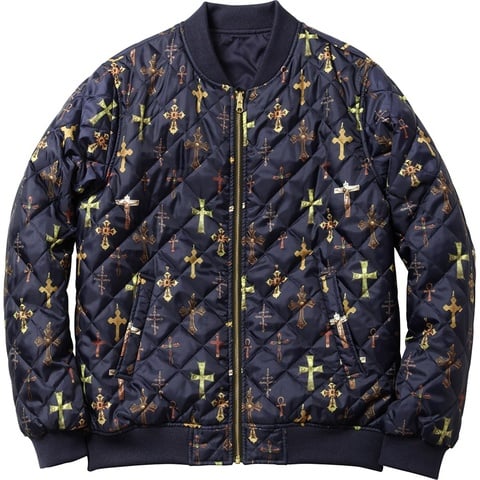 トップス SUPREME 13ss Crosses Reversible Bomber Crosses Reversible Bomber - spring/summer 2013 - Supreme