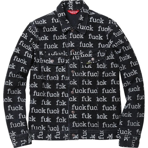Fuck Denim Jacket - spring/summer 2013 - Supreme