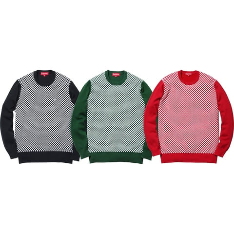 Supreme Checkered Sweater