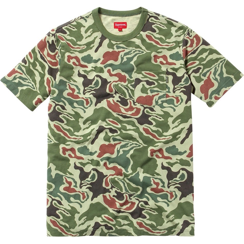 Supreme S S Camo Pocket Tee (SS13)