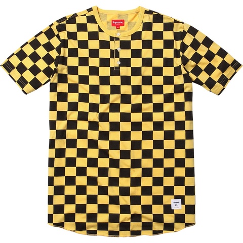 Supreme S/S Checkered Henley - Colorway