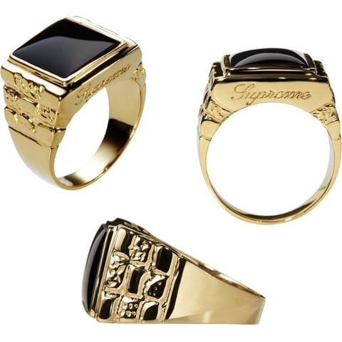 Supreme Onyx Pinky Ring