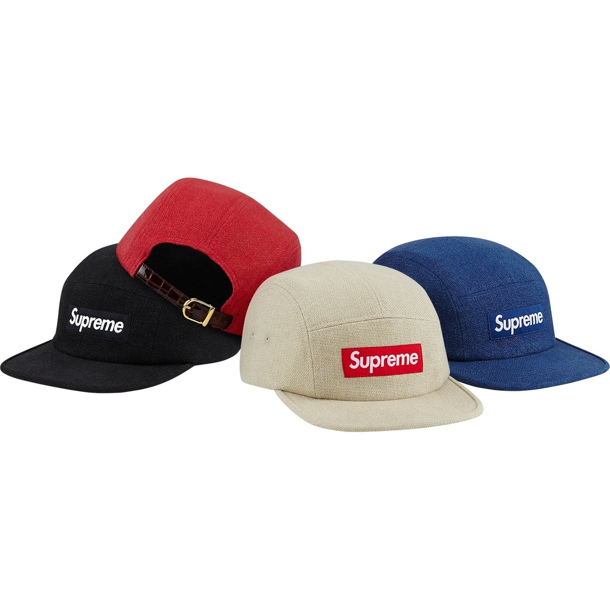 Supreme Linen Croc Strap Camp Cap (spring/summer 2014)