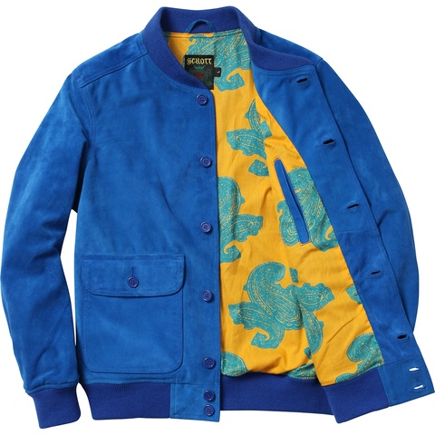 Supreme/Schott® Suede Bomber Jacket - Supreme