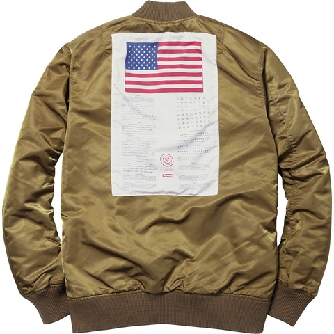 Blood Chit Reversible MA-1 - spring/summer 2014 - Supreme
