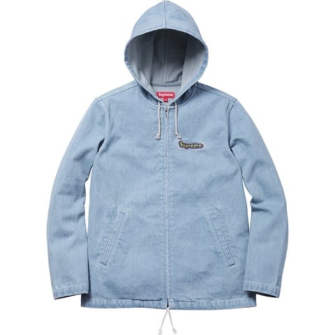 Supreme Denim Hooded Coaches Jacket - Colorway