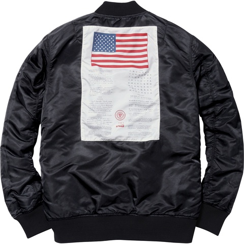 Blood Chit Reversible MA-1 - spring/summer 2014 - Supreme