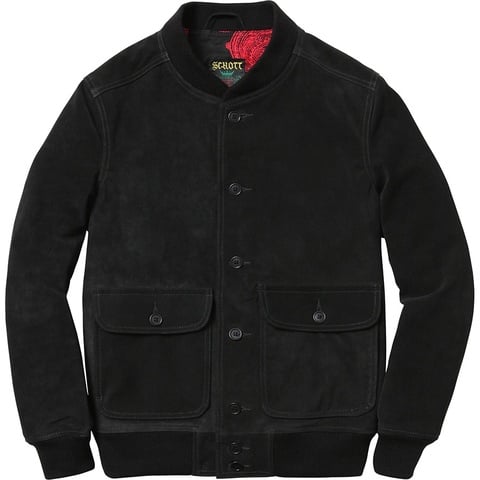Supreme/Schott® Suede Bomber Jacket - Supreme