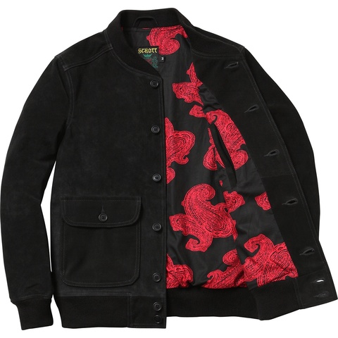 Supreme/Schott® Suede Bomber Jacket - Supreme