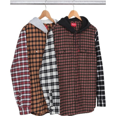 Hooded Flannel Shirt - spring/summer 2014 - Supreme