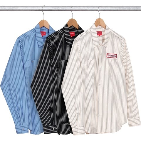 Supreme Striped Work Shirt