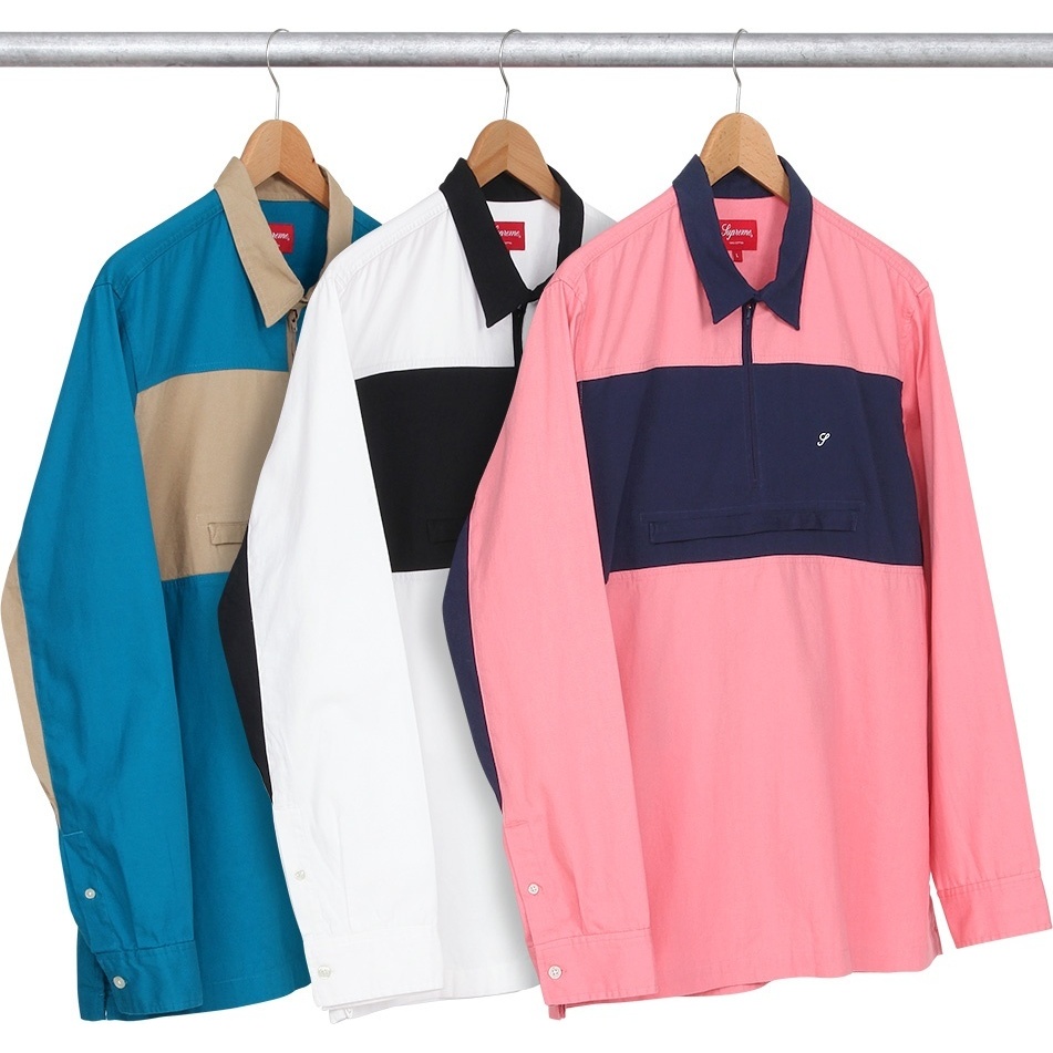 Supreme Canvas Pullover Shirt (spring/summer 2014)
