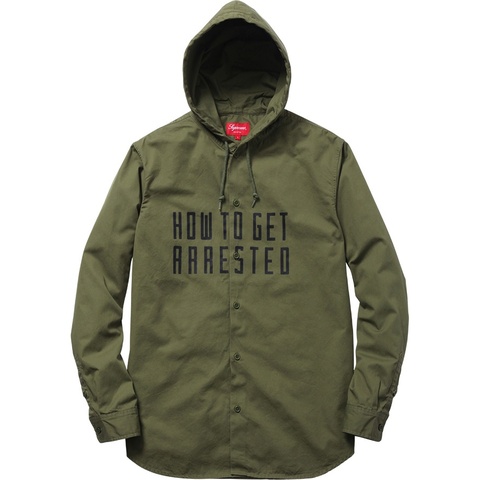 Supreme Arrested Hooded Shirt - Colorway