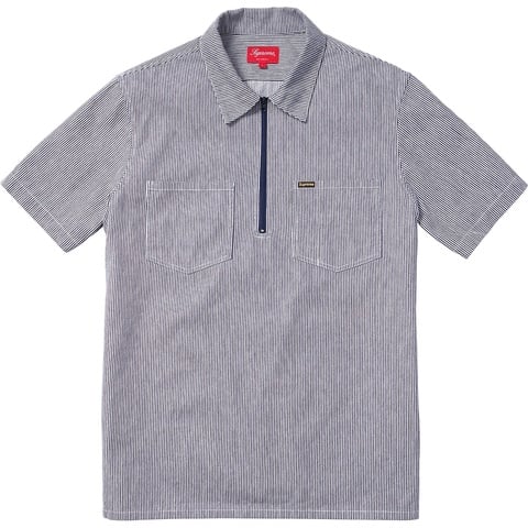 supreme 半袖 ジップポロ Half Zip Work Shirt - spring/summer 2014 - Supreme