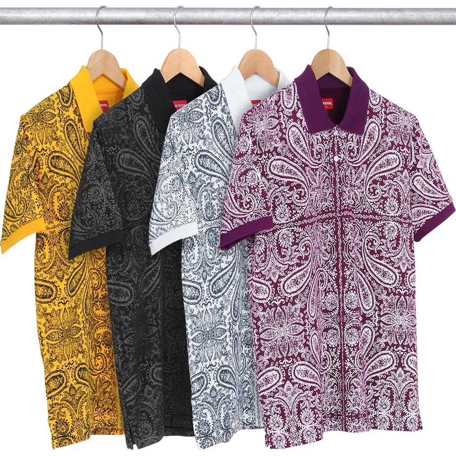 Supreme Paisley Polo (spring/summer 2014)