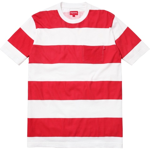 Supreme Printed Block Stripe Pocket Tee - Colorway