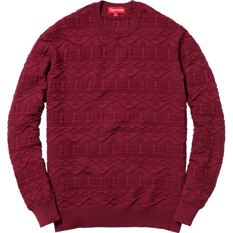 Supreme Cotton Jacquard Sweater - Colorway