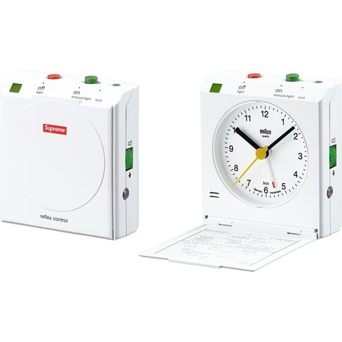Supreme Supreme/Braun® Travel Alarm Clock