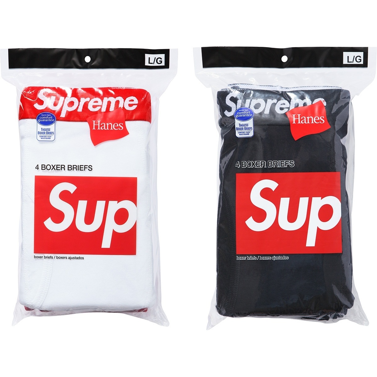 Supreme Supreme/Hanes® Boxer Briefs (4 Pack) (spring/summer 2015)