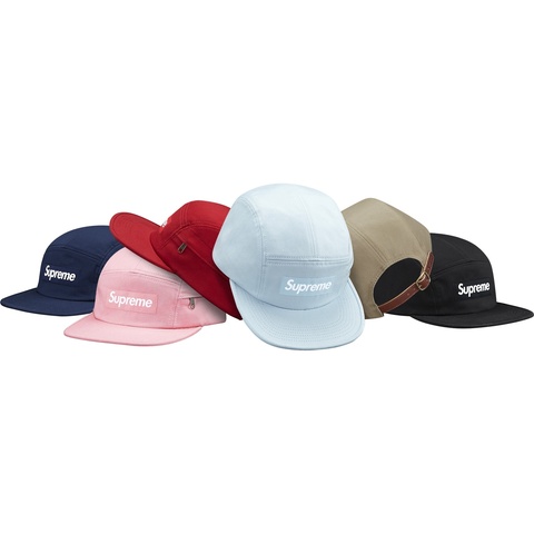 Supreme Side Zip Twill Camp Cap