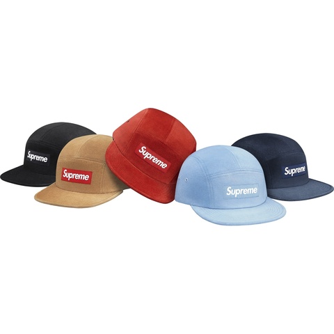 Supreme Suede Camp Cap