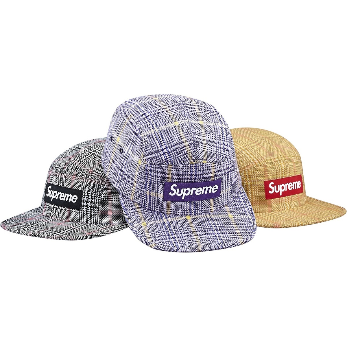 Supreme Mod Plaid Camp Cap (spring/summer 2015)