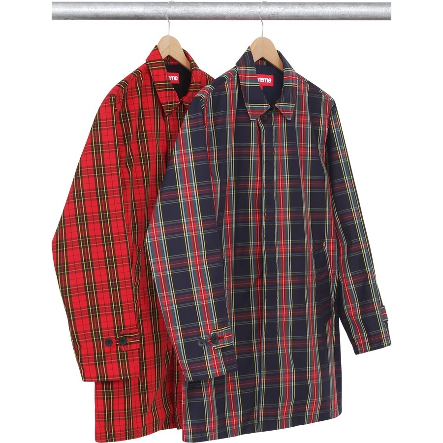 Supreme Plaid Trench Coat (spring/summer 2015)