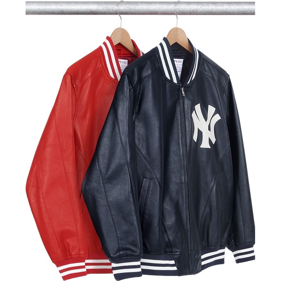 【Supreme】 pebbled leather varsity jacket Fall/Winter 2021 Preview – Supreme