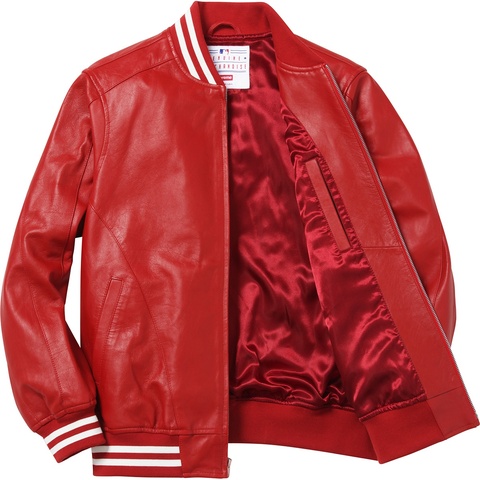 Supreme New York Yankees™/Supreme/'47 Brand® Leather Varsity Jacket - Colorway