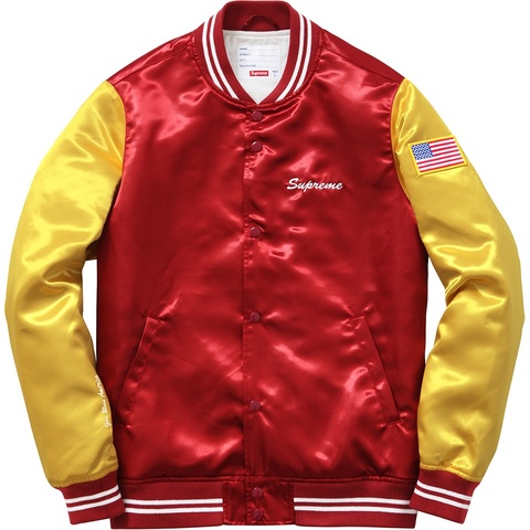 ジャケット・アウター supreme satin club jacket 2015ss Satin Club Jacket - spring/summer 2015 - Supreme