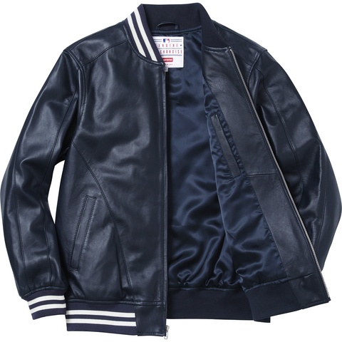 Supreme New York Yankees™/Supreme/'47 Brand® Leather Varsity Jacket - Colorway