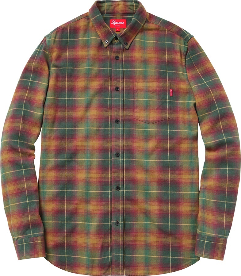 トップス Supreme 23SS Shadow Plaid Flannel Shirt Supreme Shadow Plaid Flannel Shirt (SS23) - $128