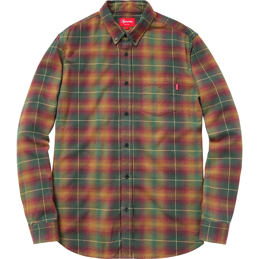 Supreme Shadow Plaid Flannel Shirt (SS15)